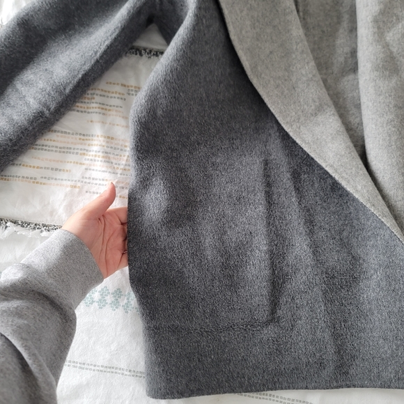 THEORY Authentic wool and cashmere fall coat jacket 2-faces - Picture 6 of 12